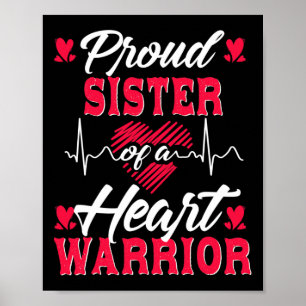 Póster Hermana De Un Guerrero Del Corazón