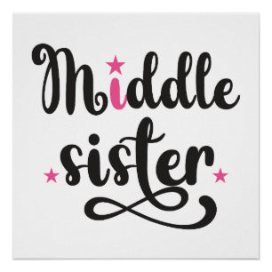 Póster Hermana del Medio, Estrellas Cutas