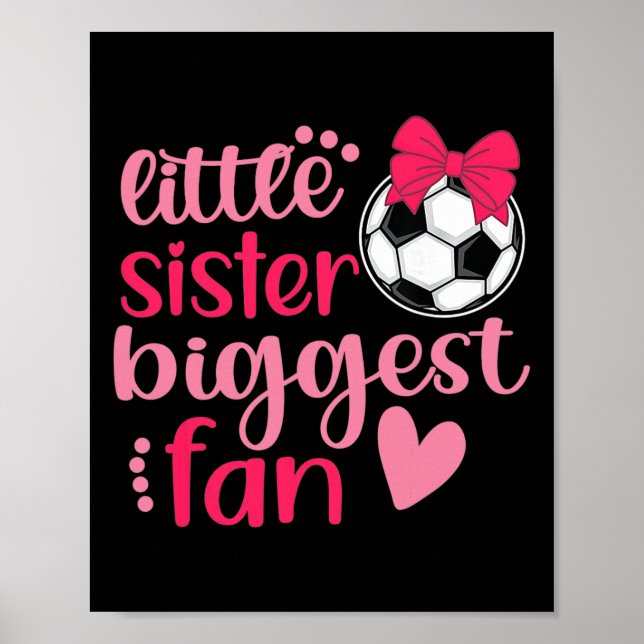 Póster Hermana Fútbol Hermana Fútbol Divertida Hermana Me (Frente)