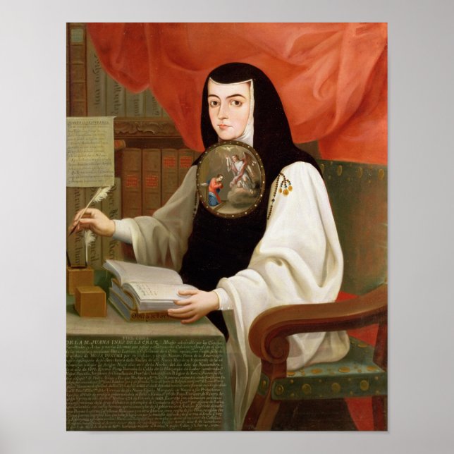 Póster Hermana Juana Ines de la Cruz (Frente)