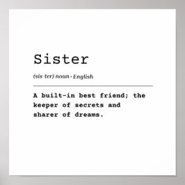 Póster Hermana - Un Mejor Amigo Integrado