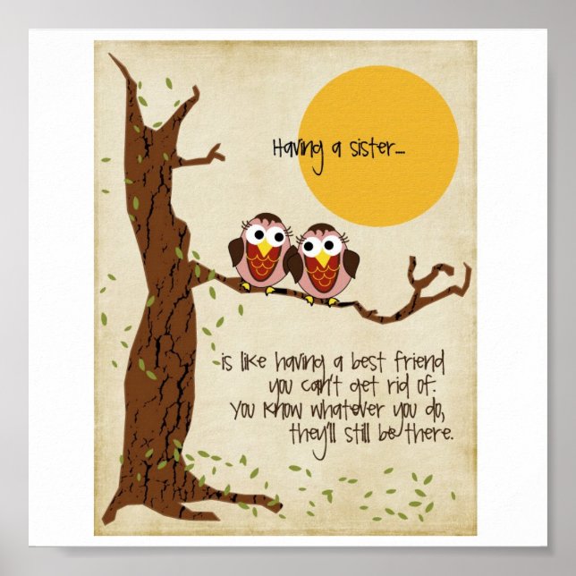 Póster Hermanas (Frente)