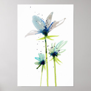 Póster Hermanas azules