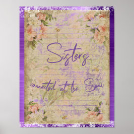 Póster Hermanas conectadas en la cita del alma