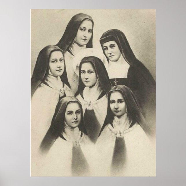 Póster Hermanas de Santa Teresa de Lisieux (Frente)