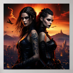 Póster Hermanas de vampiros