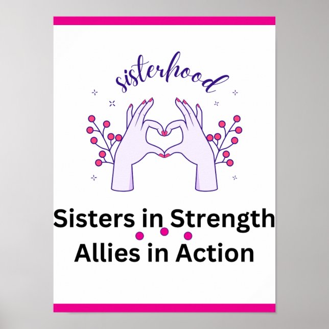 Póster Hermanas En Poster De Fuerza (Frente)