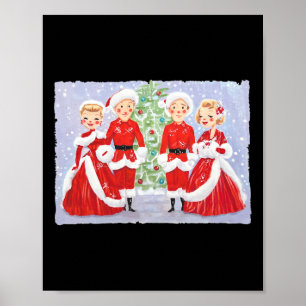 Póster Hermanas Navidades Blancos Película navideña de 19