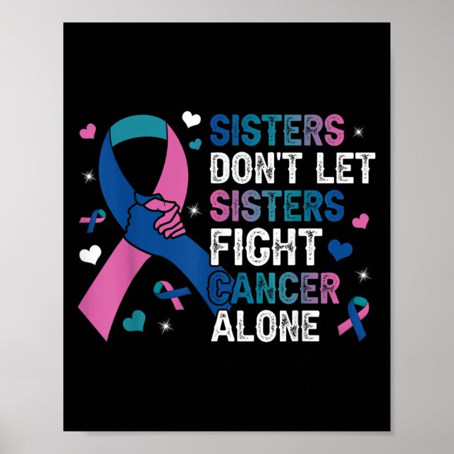 Póster Hermanas no dejan que las hermanas luchen contra e (Frente)