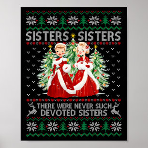 Póster Hermanas Película Navidad Blanca Xmas Nieve Fiesta