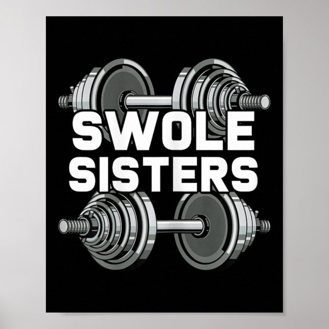 Póster Hermanas Swout Gimnasio De Fogones De Poderosos Hi (Frente)
