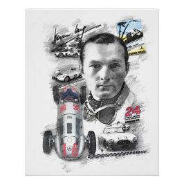 Póster Hermann Lang