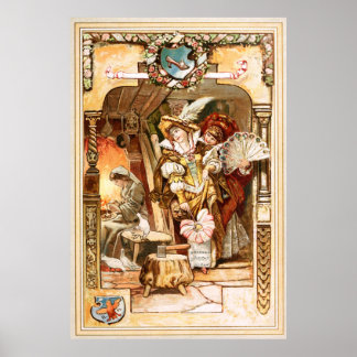 Póster Hermann Vogel - Cinderella