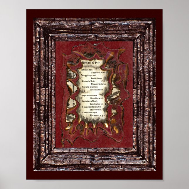 Póster Hermano de dolor (Frente)