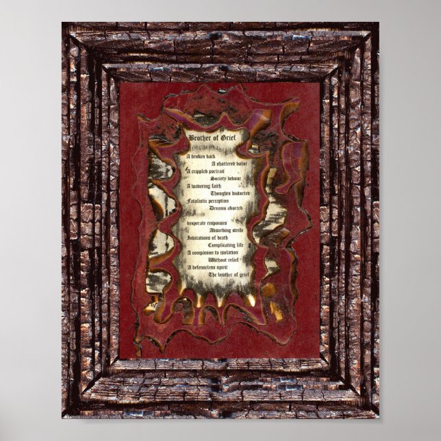 Póster Hermano de dolor (Frente)