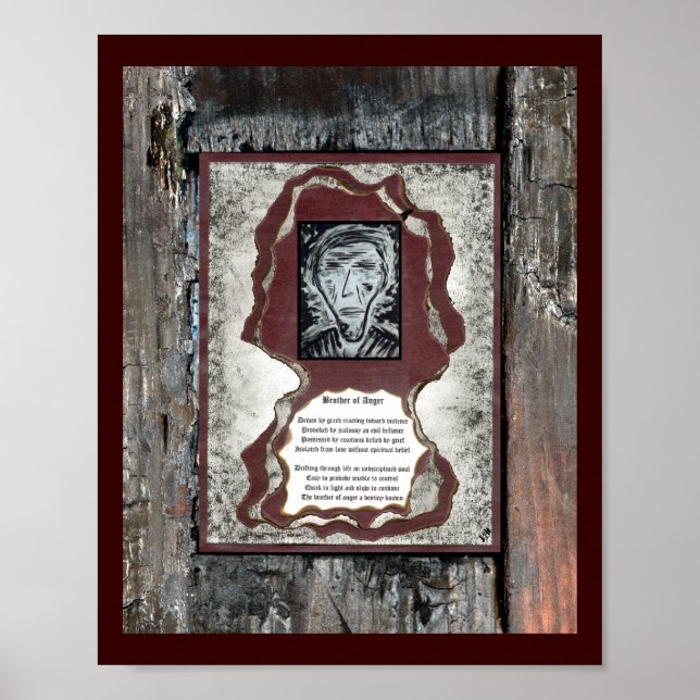 Póster Hermano de ira (Frente)