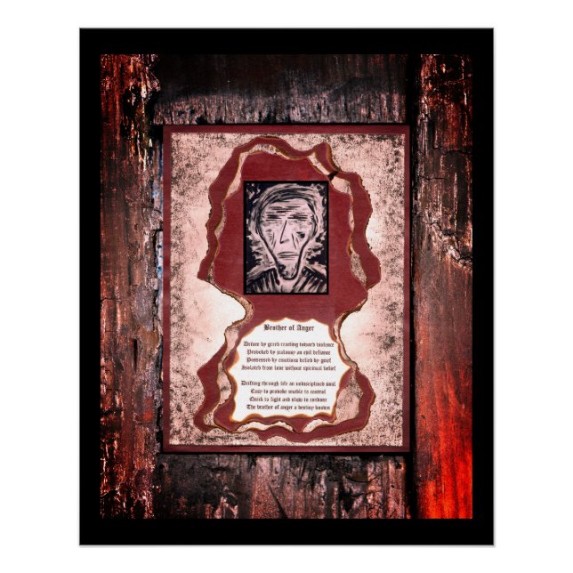Póster Hermano de ira (Anverso)