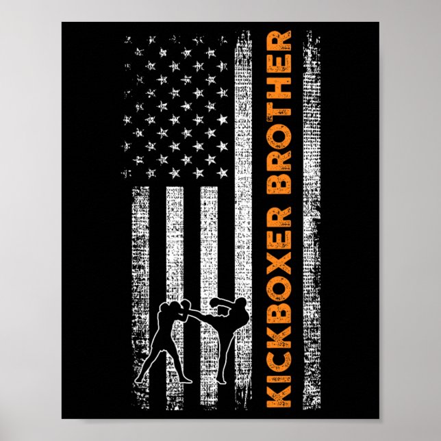 Póster Hermano de kickboxing (Frente)