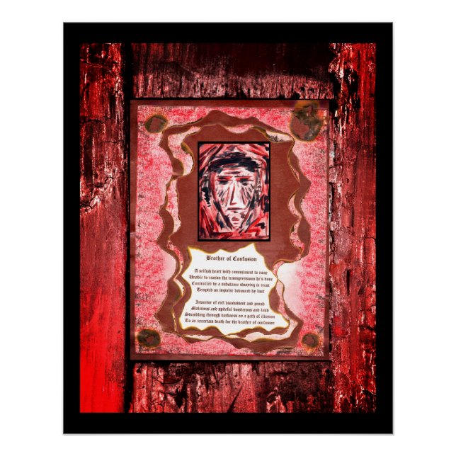 Póster Hermano de la confusión (Anverso)