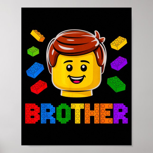Póster Hermano de la familia Maestro Constructor Edificio (Frente)