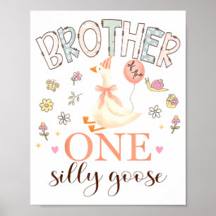 Póster Hermano de la niña tonta que cumple 1 año