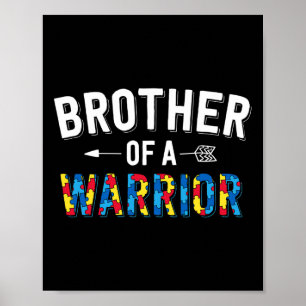 Póster Hermano De Una Familia Guerrera Mundo Bro Concienc
