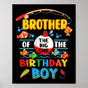 Póster Hermano Del Gran Pescador Primer Cumpleaños Ofisha