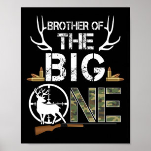 Póster Hermano Del Niño De Un Aniversario, Deer Hunter Ca
