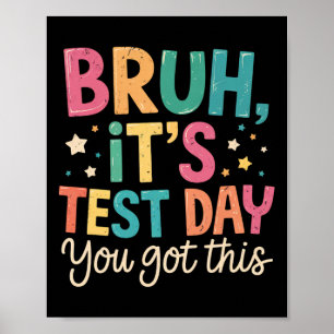 Póster Hermano Es Día De Examen Tú Puedes Día De Examen M