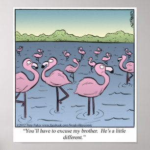 Póster Hermano Flamingo