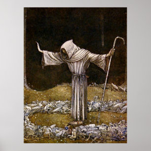 Póster “Hermano Martin” Acuarela de John Bauer