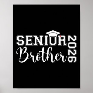 Póster Hermano Mayor 2026 Cl De 2026 Graduado Graduación