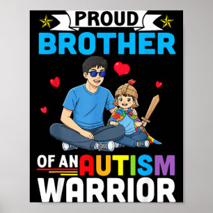 Póster Hermano orgulloso guerrero de la conciencia del au