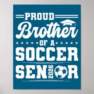 Póster Hermano Orgulloso Ilustración Fútbol Senior 2026
