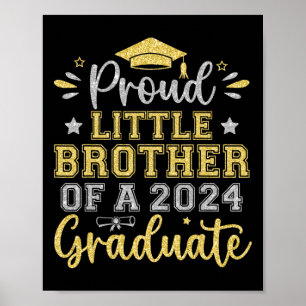 Póster Hermano Pequeño De Un Graduado Superior De 2024