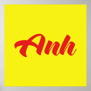 Póster Hermano Vietnamita - Anh ~ Tien Viene Idioma