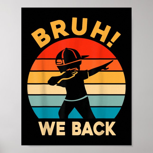 Póster Hermano Volvemos A Bailar Dabbing Chico De Vuelta  (Frente)
