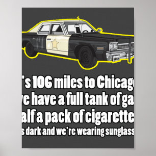 Póster hermanos blues versión de la película en celulares