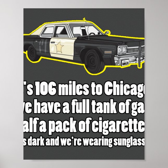 Póster hermanos blues versión de la película en celulares (Frente)