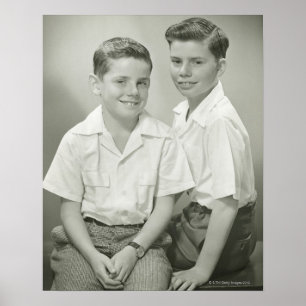 Póster Hermanos en estudio