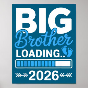 Póster Hermanos mayores de niños cargando 2026, ascendido