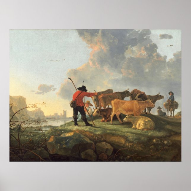 Póster Hermanos - Poster Bella Artes de Aelbert Cuyp (Frente)