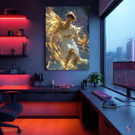 Póster Hermes, mensajero de los dioses - Velocidad divina