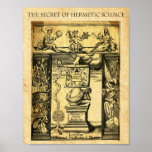 PÓSTER HERMETIC SCIENCE<br><div class="desc">ANCIENT PARCHMENT of the occult,  metaphysical wisdom and mystery of HERMETIC SCIENCE. Your mind is the bridge between the physical and the metaphysical,  the Ancient Parchments are the way to the bridge.</div>