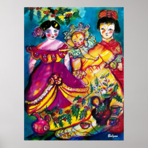 PÓSTER HERMOSA ANTIGUA DOLLS