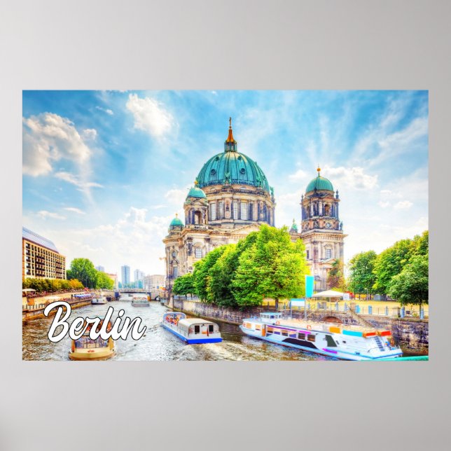 Póster Hermosa Berlín, Alemania (Frente)