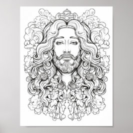 Póster Hermosa Biblia Adulta con colores