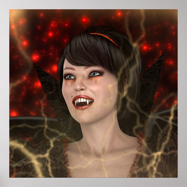 Póster Hermosa bruja (Frente)