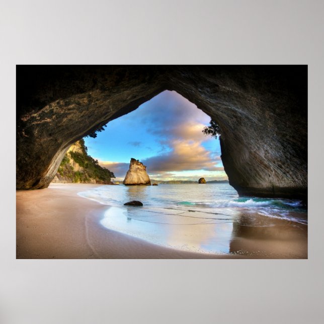 Póster Hermosa cala (Frente)