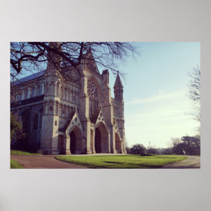 Póster Hermosa catedral europea